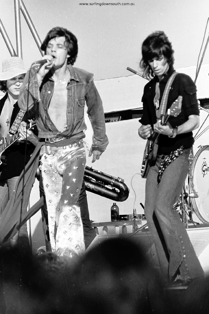 1973 The Rolling Stones – Perth Concert Images By Ric Chan – Surfing ...