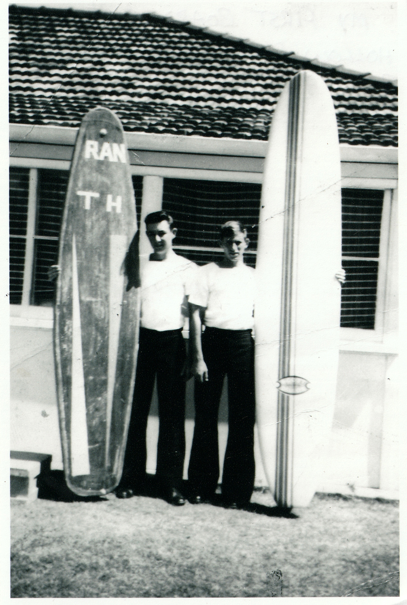 1962 First Surfboard 1962 hollow ply, 1964 9ft6in Scott Dillion ...